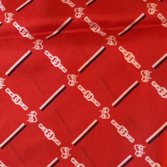 RALPH LAUREN SCARF IN RED. - Picture 8 of 13